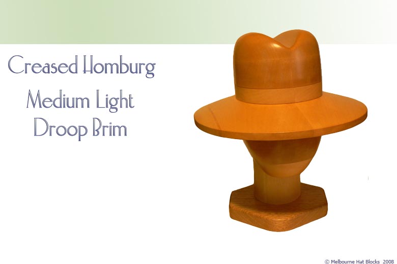 Creased Homburg + Medium Light Droop